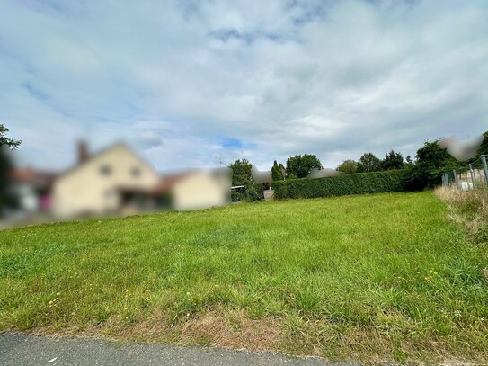 Zirndorf-Weiherhof ~ Weitblick über Wiese und Feld ~ Bauplatz für Doppelhausbebauung!