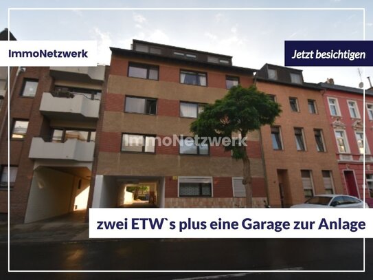 TOPANGEBOT***zwei sanierte, vermietete ETW`s mit Aufzug & einer Garage***5,18 % Rendite NEU