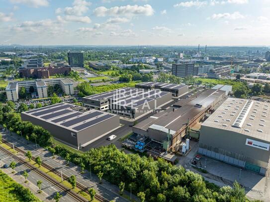 Neubau City-Dock Essen Zentrum | Rampen und ebenerdige Tore | DGNB-Gold