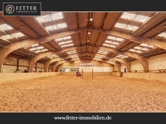 Kompakte Reitanlage in Niedersachsen inklusive Ausbildungsbetrieb mit Unterkünften für Reiter-Ferien!