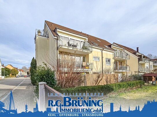 Moderne Maisonettewohnung mit 2 Balkonen in Kehl