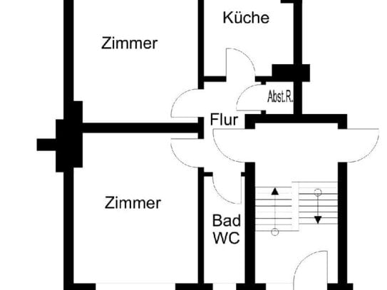 Mit modernisierten Bad!