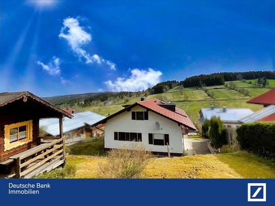 **Blick ins Grüne** - Wohnhaus mit ELW und Freizeitgrundstück in Philippsreut -Bayerischer Wald