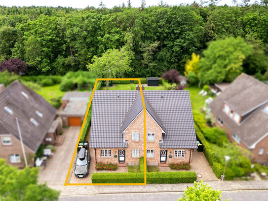 Ruhig am Waldrand gelegene Doppelhaushälfte in der Nähe vom Südstrand und dem Golfplatz