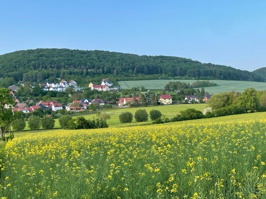 Attraktives Baugrundstück mit bester Aussicht direkt oberhalb vom Spa & Golf Resort Weimarer Land - BAUTRÄGERFREI -