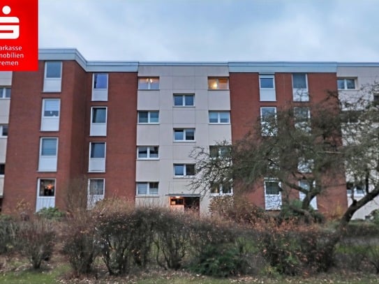 Bremen-Gartenstadt-Vahr: Gut geschnittene 2,5 Zimmerwohnung mit Loggia im 2. Obergeschoss.