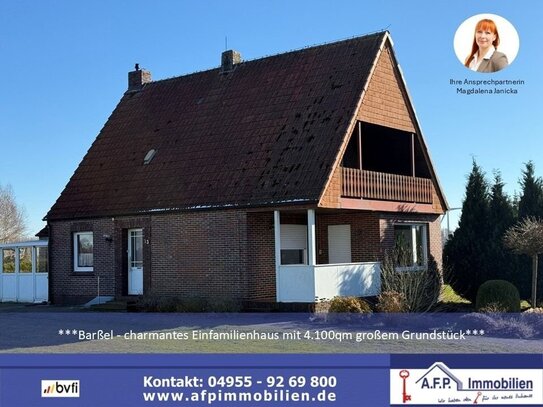 ***Barßel - charmantes Einfamilienhaus mit 4.100qm großem Grundstück***