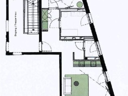 MODERN LIVING - Stilvoll möblierte 2-Zimmer-Wohnung im 1. OG mit Balkon in Altusried