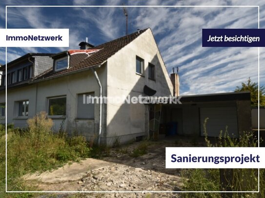 Sanierungsprojekt***entkerntes EFH mit Garage auf 395 m² Grundstück***Jülich