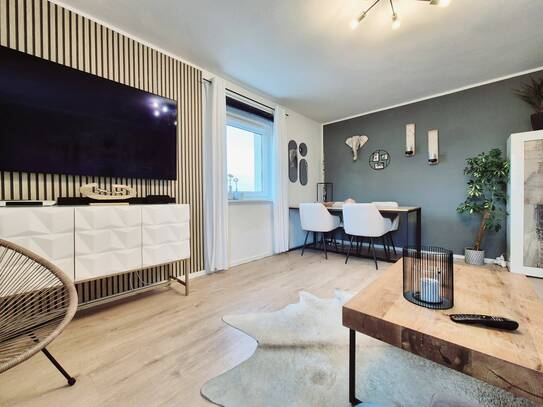 Kernsanierter 3,5 Zimmer Wohntraum mit Einbauküche, Gartenanteil und Hobbyraum