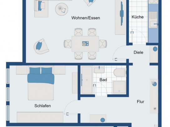 2-Zimmer-Wohnung in zentraler Lage von Bad Harzburg