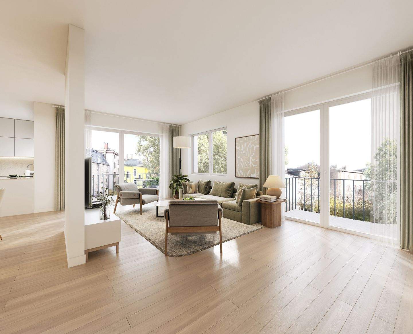 Exklusive 5-Zimmer-Wohnung mit zwei Balkonen in Top-Lage in Bornheim