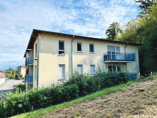 *PREISREDUZIERUNG* Barrierefreie, sofort beziehbare 2 Zimmer-ETW mit Balkon, Aufzug, Keller, Kfz-Stellpl. am grünen Sta…