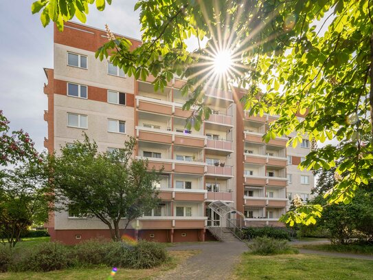 Helle Zweiraumwohnung, modern geschnitten