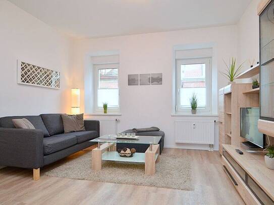 Modern möblierte 2-Zimmer-Wohnung mit Balkon und WLAN in St.-Johannis