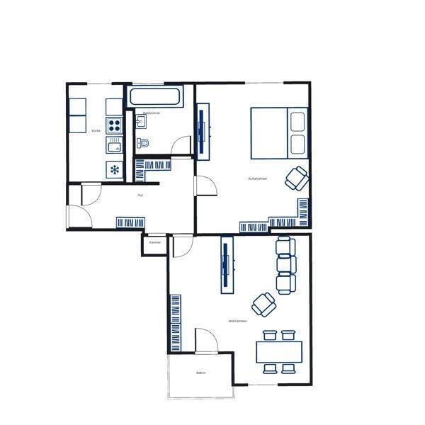 Neue Wohnung, neues Glück! Praktische 2-Zi.-Wohnung - Foto 1