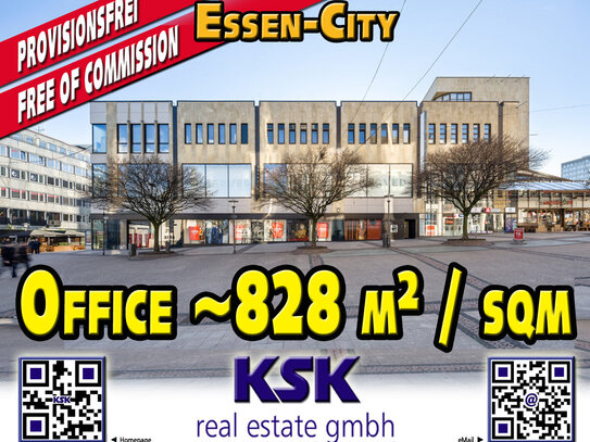 Office in Essen´s Premiumlage/premium location ~828 m²/sqm