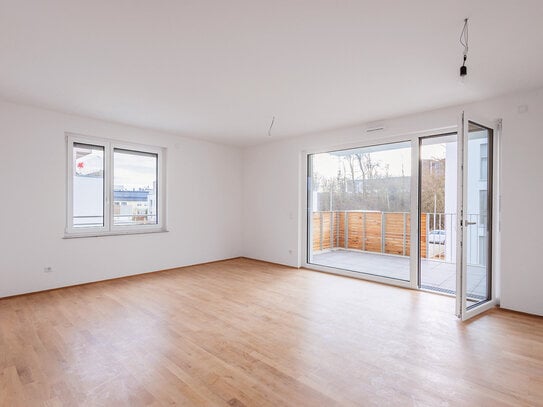 3 Zimmer Neubau-Wohnung mit Balkon