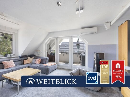 WEITBLICK: Ein Zuhause zum Verlieben - Stilvolle Maisonette mit Balkon und viel Charme!