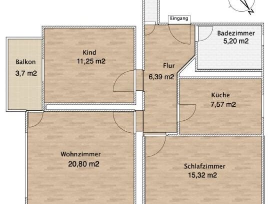 Erstbezug nach Sanierung! 3 gut geschnittene Räume, Zentrumsnah, Kinderfreundlich, Sicher, perfekte Lage. Parkett, Gara…