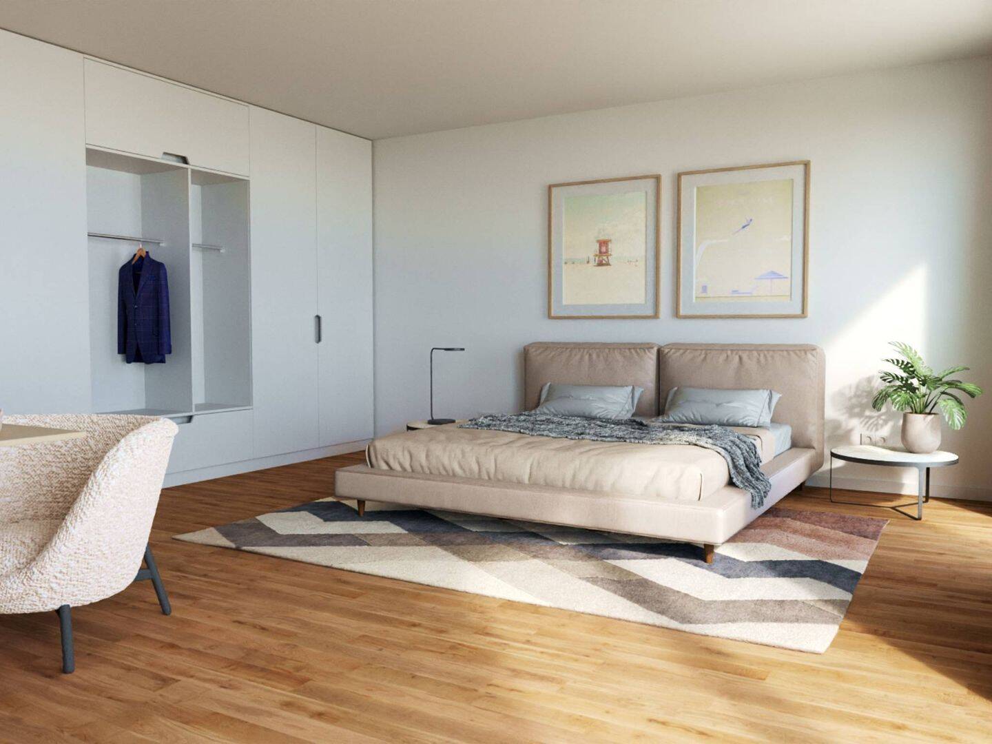 Geräumige 2-Zimmer-Wohnung mit EBK und 2 BALKONEN im Neubauquartier 'Ferdinand's Garden' - Foto 1
