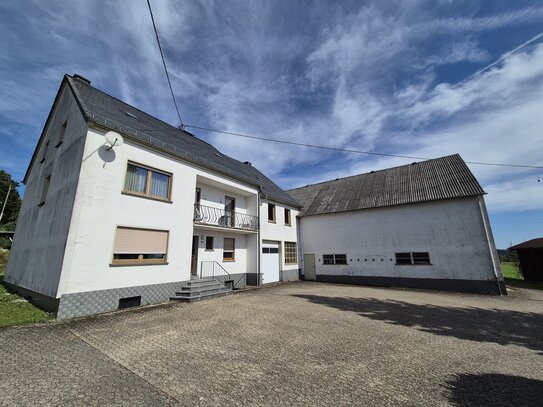 Großzügiges Wohnhaus I Hallen I 11.790 m² Wiese I Optional weitere Flächen