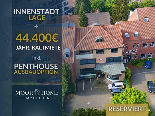 Saniertes Mehrfamilienhaus am Lookentor in Lingen: 44.400 € p.a. Kaltmiete & Ausbaupotential!