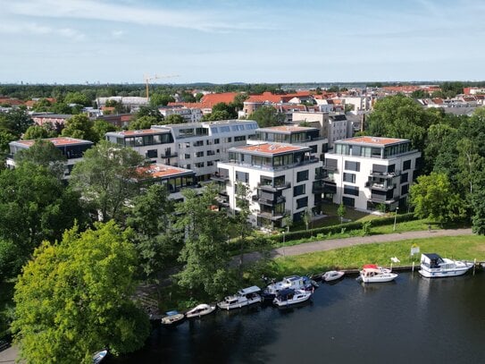 Traumwohnung mit Wasserblick mit Terrasse! Am Ufer der Alten Spree