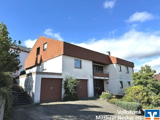 Attraktives 3-Familienhaus mit toller Aussicht in ruhiger Lage von Oberboihingen