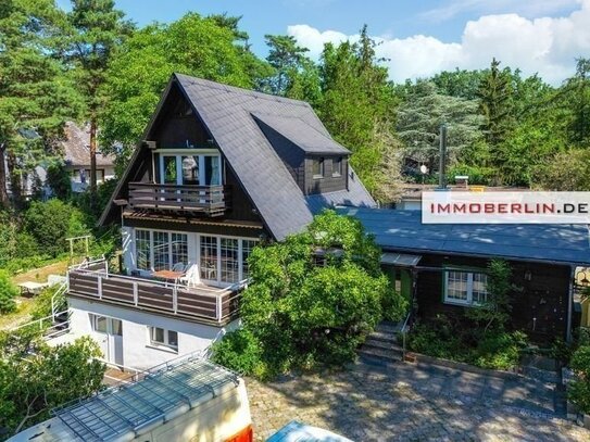 IMMOBERLIN.DE - Toplage! Liebenswürdiges Einfamilienhaus mit Gartenidylle