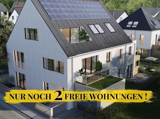 Sonnige 3 - 3,5 Zimmer DG Wohnung mit zwei Balkonen - A+