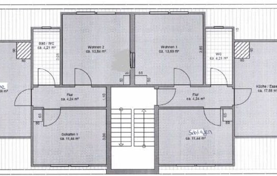 Sanierte 2 ZKB-Wohnung in Jägersfreude