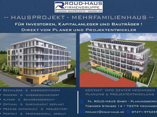 + EXKLUSIVES MEHRFAMILIENHAUS-PROJEKT! +