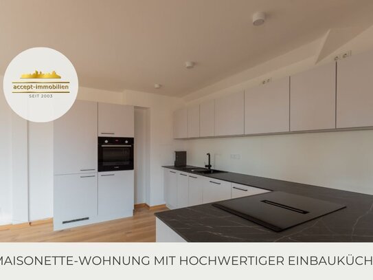 ** Ruhige Familienwohnung mit Loggia | hochwertige Einbauküche | 2 Bäder | Maisonette | Stellplatz **