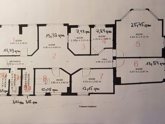 ! TOP ! Großzügige neu renovierte Büroräume/Praxisräume in Bühlertal zu vermieten. Zentrale Lage!