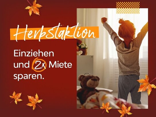 ***Gönn' dir die kaltmietfreie Zeit! - Herrliche 2 Raum-Wohnung mit offener Wohnküche und Balkon***