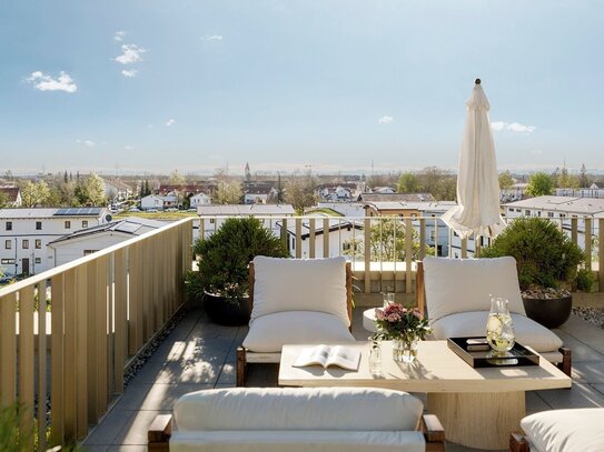 Helle 4-Zimmer-Dachterrassenwohnung mit Süd-Ausrichtung