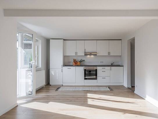 Frisch modernisierte 2-Zimmer-Wohnung mit Terrasse & Garten in ruhiger Lage von Fockbek