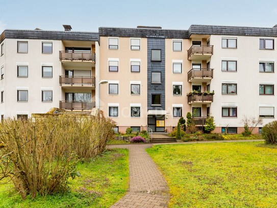 Gepflegte Einzimmer-Etagenwohnung mit Balkon und Keller in grüner Lage