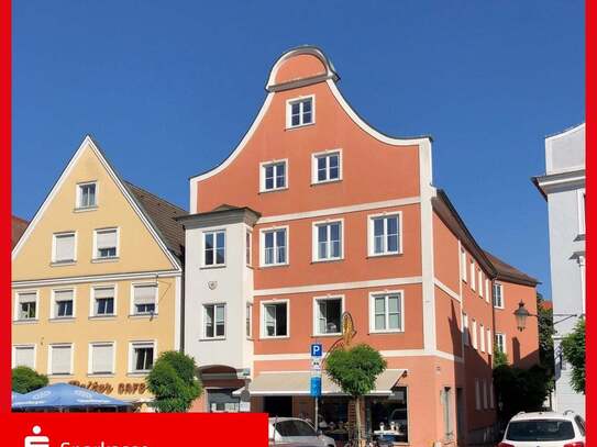 Geschäfts- und Wohnhaus mit Bürogebäude mitten in Günzburg