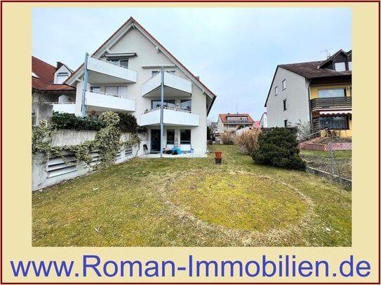 Moderne Gartenwohnung mit Terrasse, Außenstellplatz und Tiefgaragenstellplatz in Wendelstein!