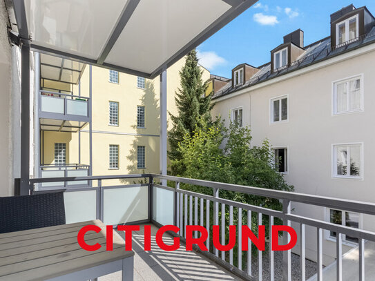 Ludwigsvorstadt-Isarvorstadt - Helle, modernisierte 2-Zimmer-Wohnung mit sonnigem Innenhofbalkon