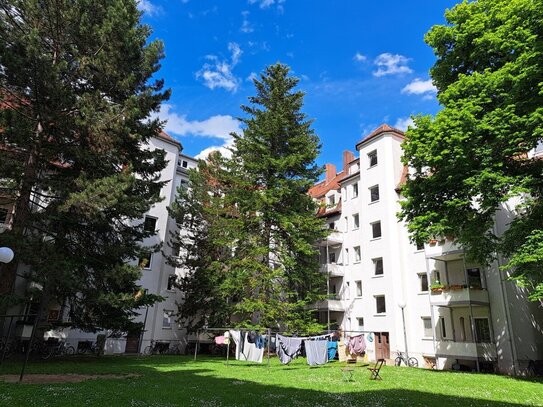 Urbane Idylle! 2,5-Zi.- Whg. in denkmalgeschütztem Haus - Kapitalanlage