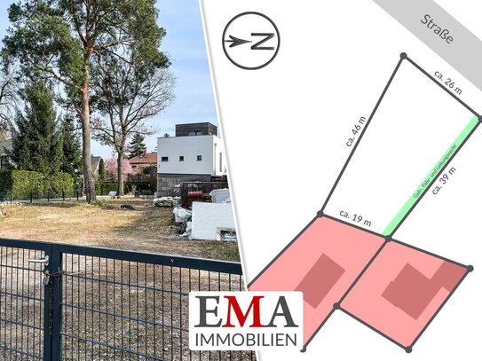 Seenahes Grundstück für 5-6 Wohnungen oder eine Villa