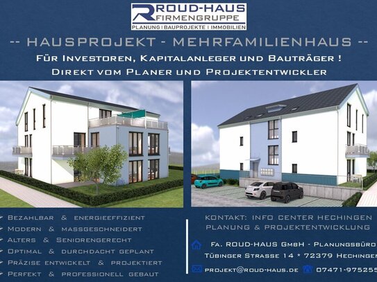 + EXKLUSIVES MEHRFAMILIENHAUS-PROJEKT! +