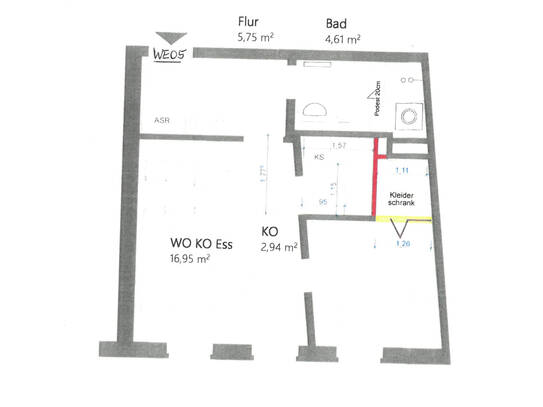 Schöne große 2-R-Wohnung in Weimar!!