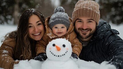 SCHNEEMANNZEIT ... im eigenen Garten mit der Familie den Winter genießen! EFH inkl. Baugrundstück von Bien Zenker