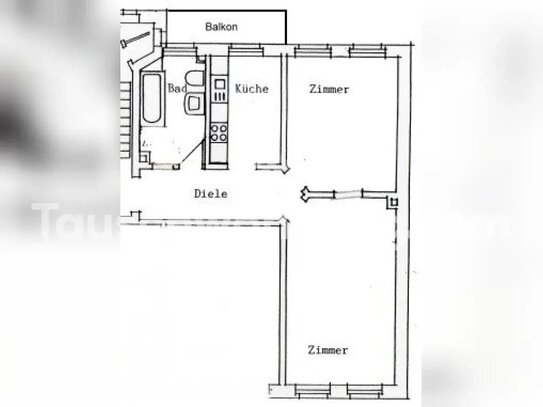 [TAUSCHWOHNUNG] Zwei Wohnungen Kleinzschocher/Connewitz mit Balkon 2Zi