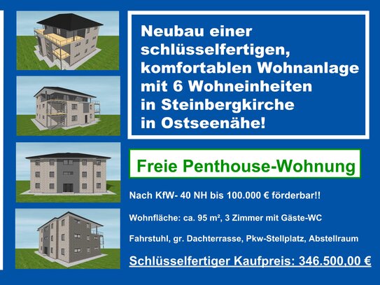 NEU ! Steinbergkirche, freie Penthouse-Wohnung, Neubau u. schlüsselfertig