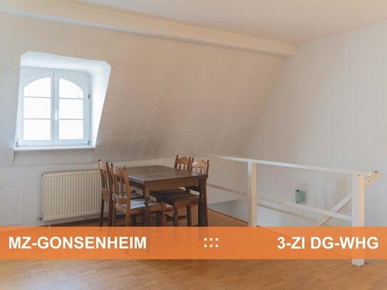 AUSBAU-FÄHIGE DG-WHG (20 m² Potential) ::: BEST-LAGE in MZ-GONSENHEIM